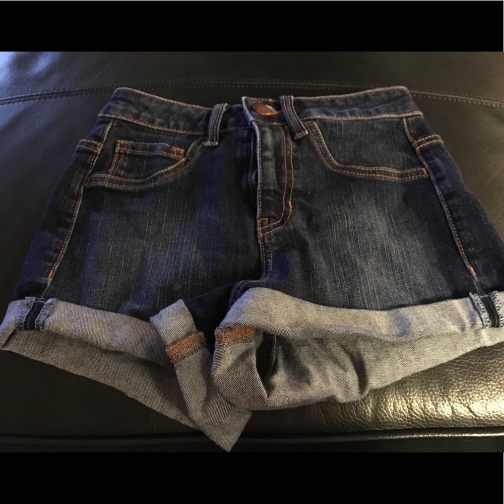 Denim shorts